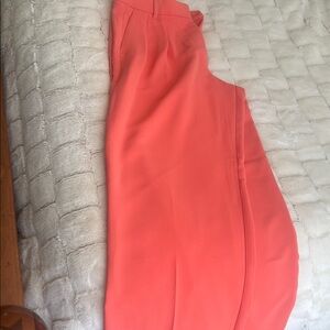 Banana Republic pleated pants coral dream